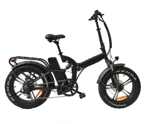 2022 뜨거운 판매 고품질 접이식 전기 눈 산악 자전거 48V350W500W 모터 지방 타이어 Ebike