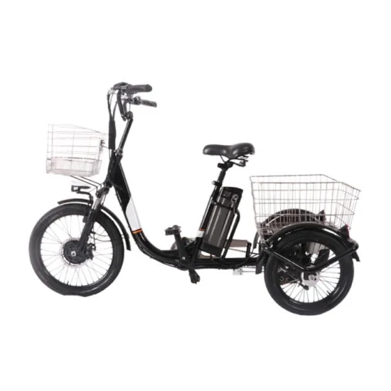 뜨거운 판매 전기 레이디 도시 자전거 자전거 세발 자전거 Trikevtuvia 24 인치 전기 Trike 지방 Tire36V 리튬 배터리 전기 드리프트 스쿠터 Trike